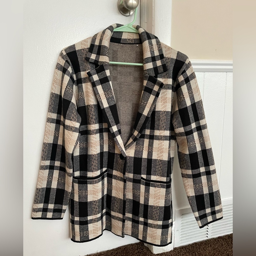Plaid Women’s Blazer